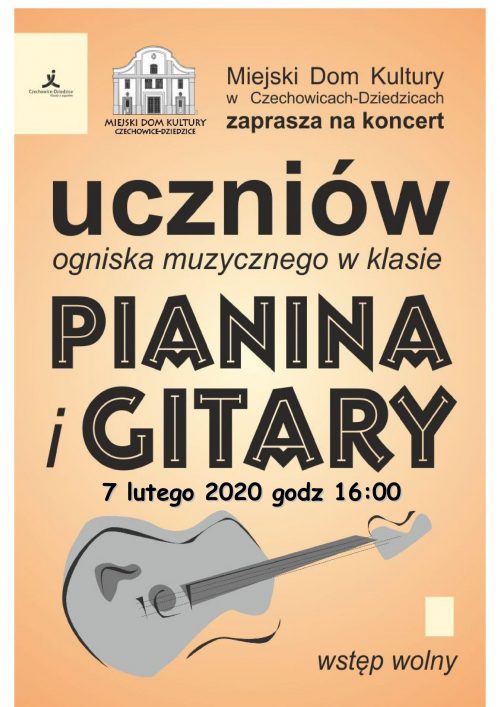 Plakat wydarzenia „Koncert”.
