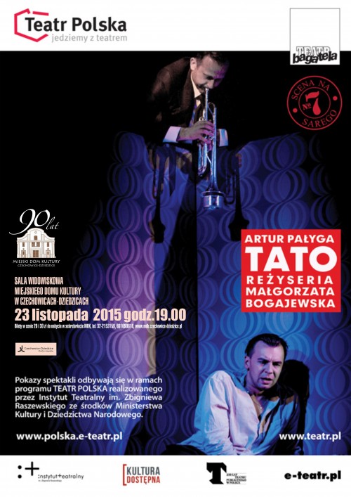 Plakat wydarzenia „Tato”.