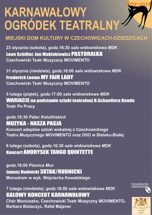 Plakat wydarzenia „KOT 2016”.