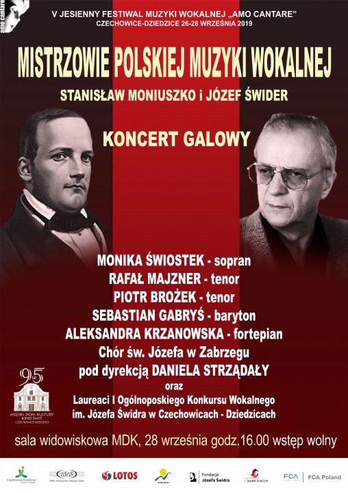 Plakat wydarzenia „Koncert galowy”.