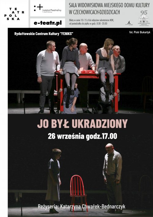 Plakat wydarzenia „Jo był ukradziony”.