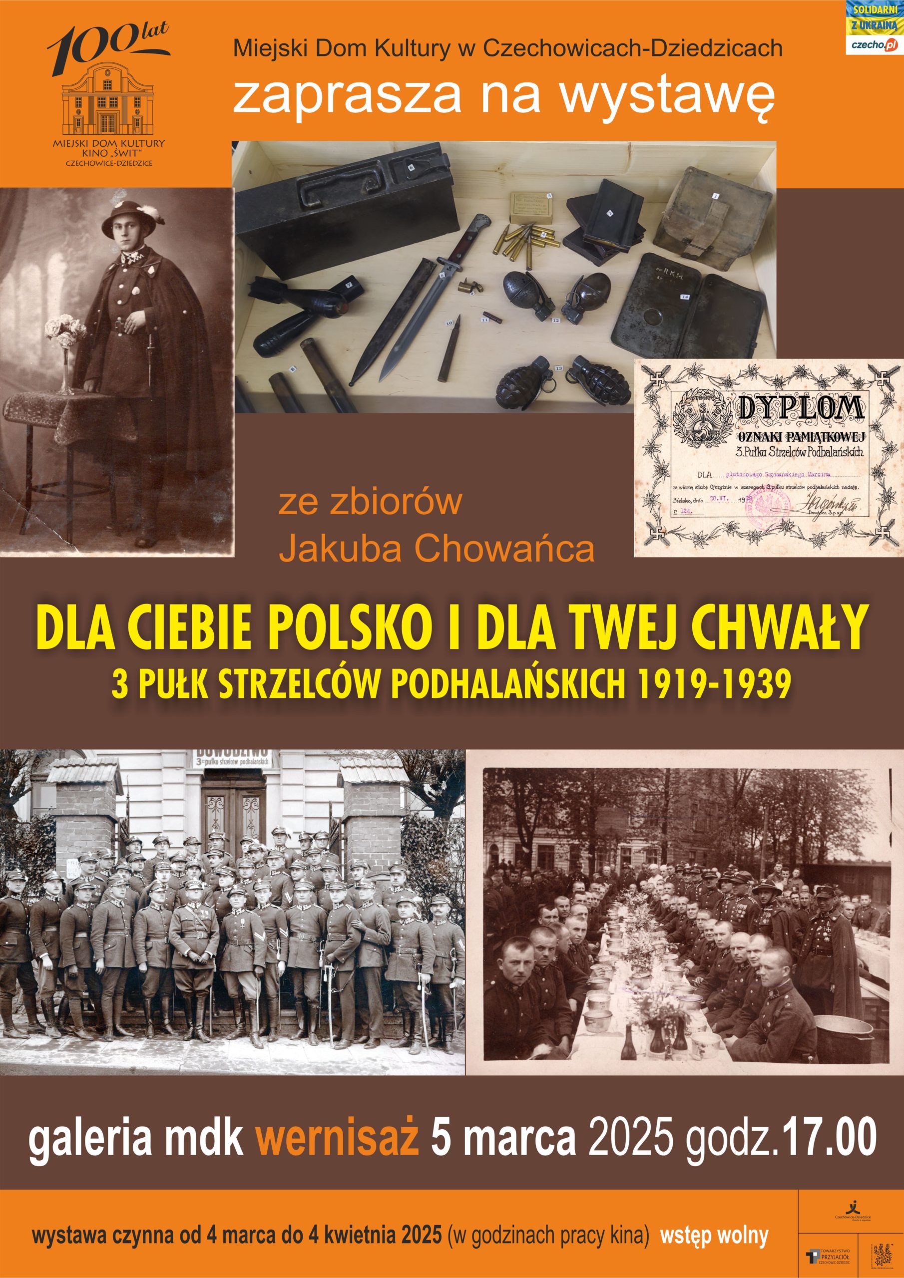 Plakat wydarzenia „Wystawa”.