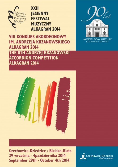Plakat wydarzenia „Jesienny Festiwal Muzyczny Alkagran”.