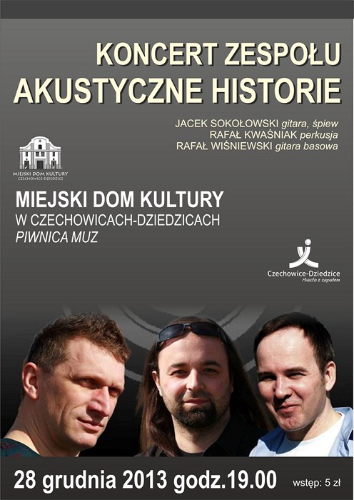 Plakat wydarzenia „Koncert”.