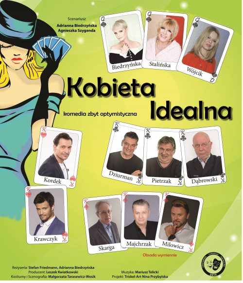 Plakat wydarzenia „Kobieta idealna”.