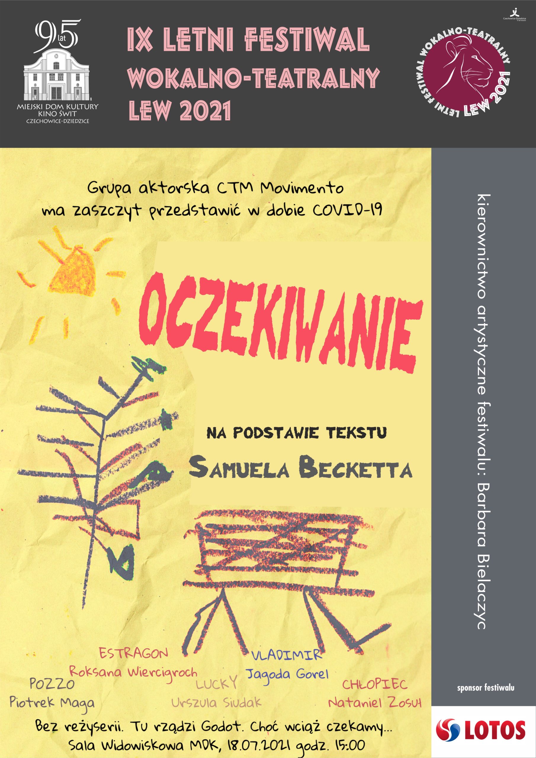 Plakat wydarzenia „Oczekiwanie”.