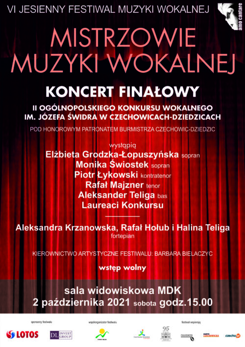 Plakat wydarzenia „Koncert finałowy”.