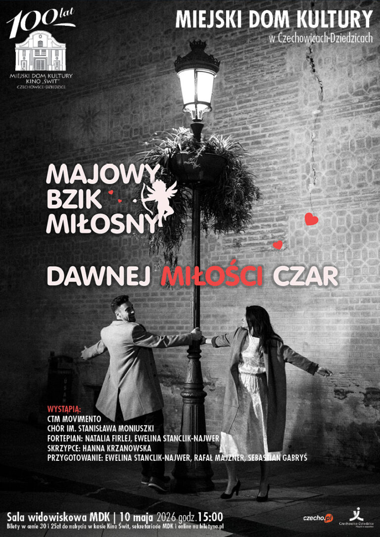 Plakat wydarzenia „MAJOWY BZIK MIŁOSNY 2026”.