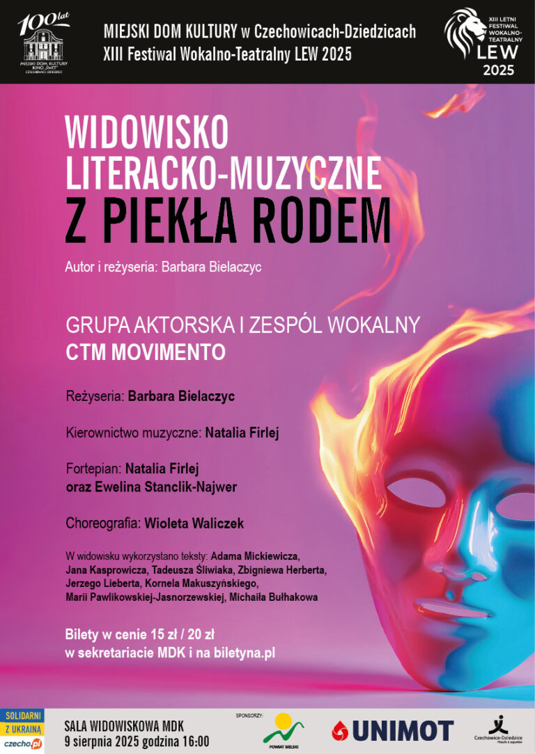 Plakat wydarzenia „Z PIEKŁA RODEM”.
