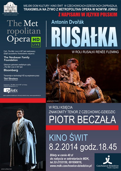 Plakat wydarzenia „Rusałka”.