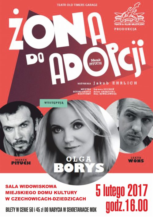 Plakat wydarzenia „Żona do adopcji”.