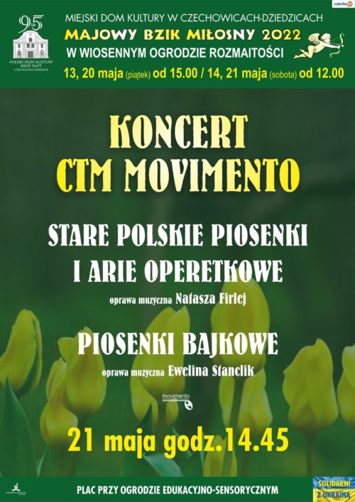 Plakat wydarzenia „Koncert”.