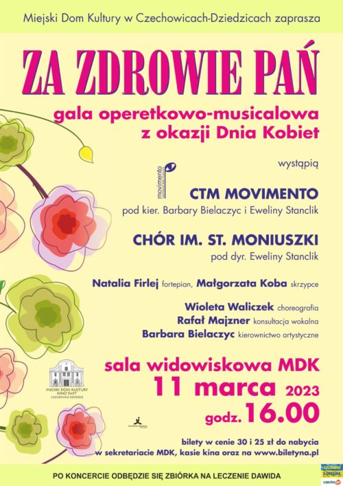 Plakat wydarzenia „Gala operetkowo-musicalowa”.