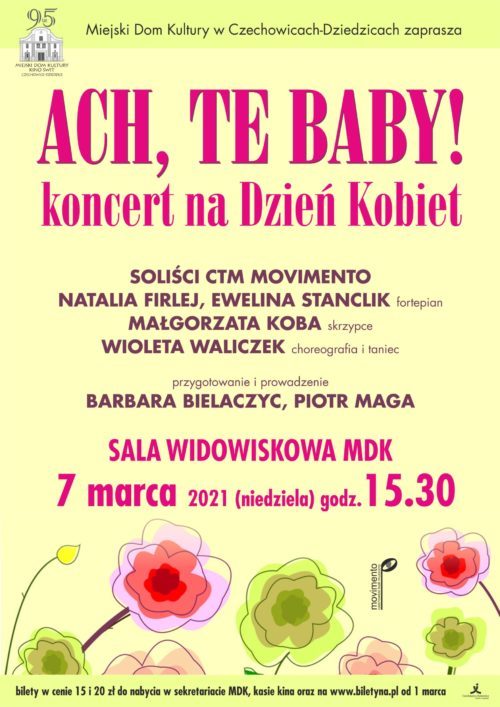 Plakat wydarzenia „Ach, te baby!”.