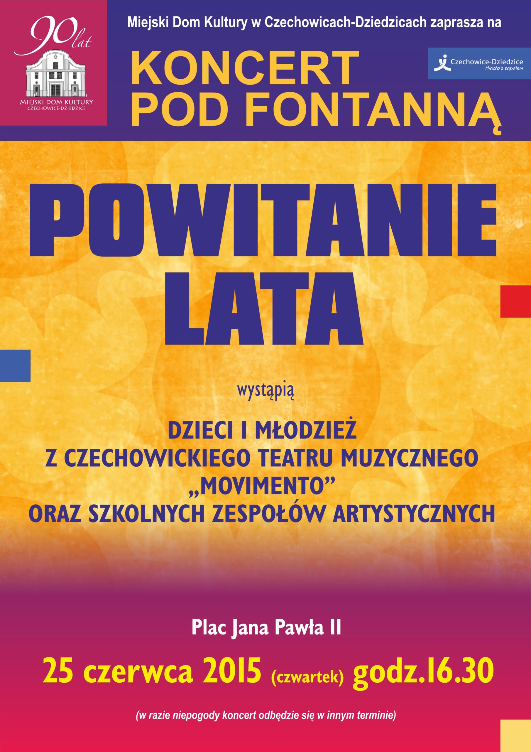 Koncert pod fontanną