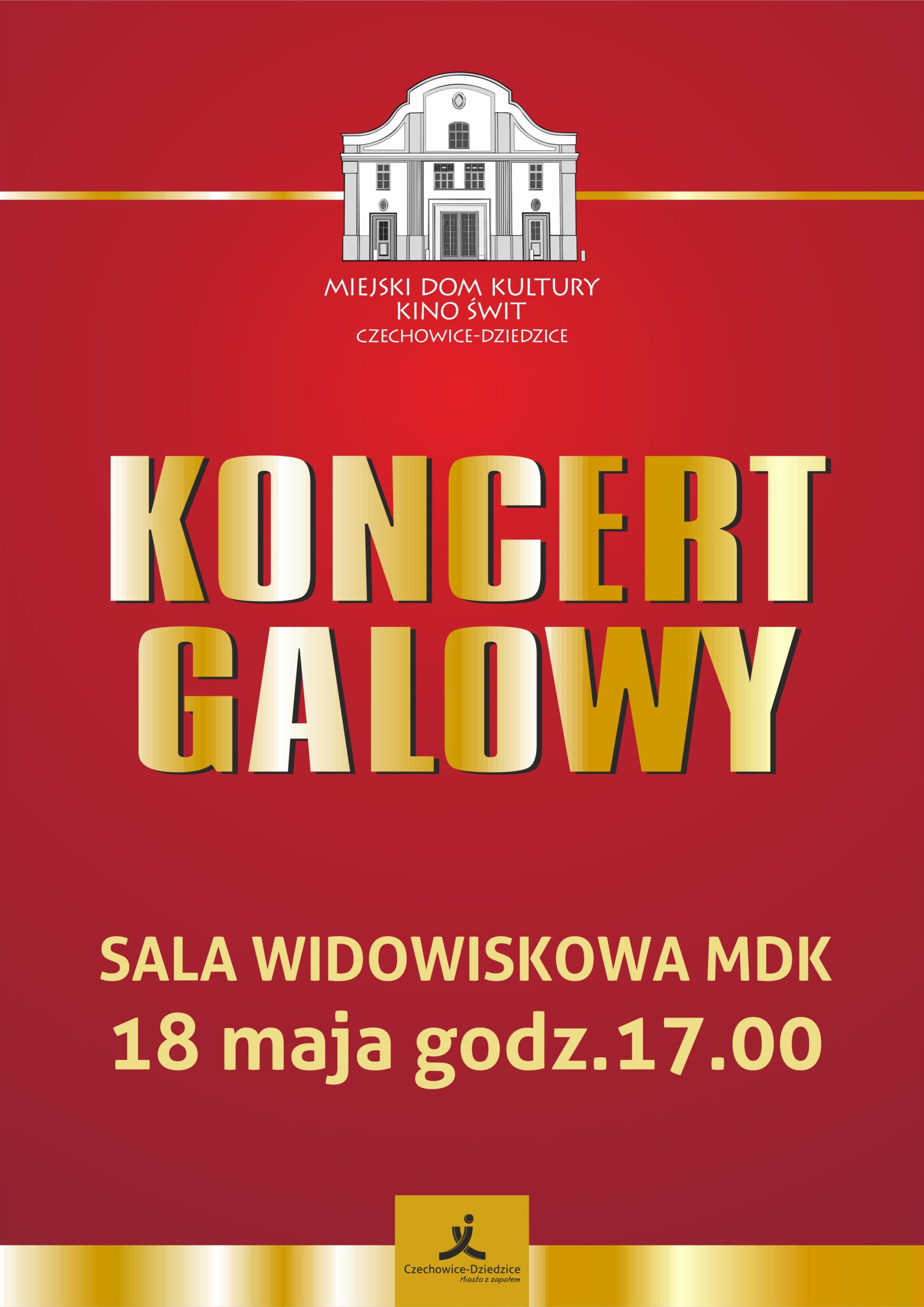 Plakat wydarzenia „Koncert Galowy”.
