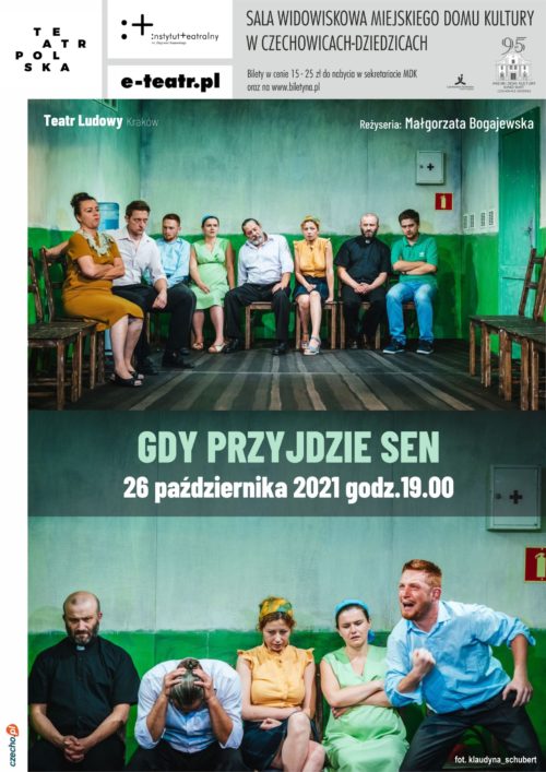 Plakat wydarzenia „Gdy przyjdzie sen”.