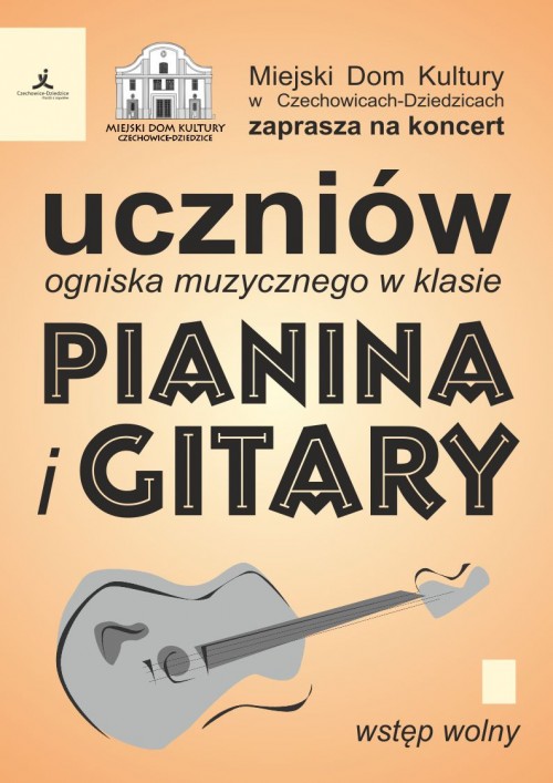Plakat wydarzenia „Koncert noworoczny”.