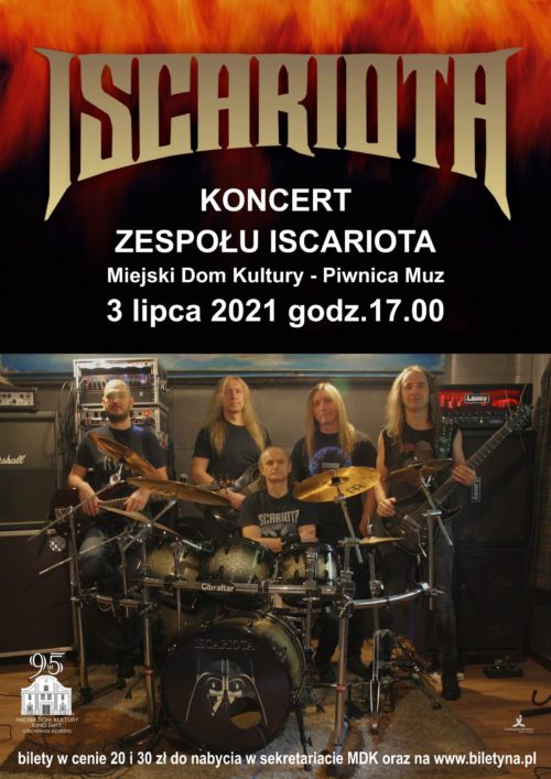 Plakat wydarzenia „Iscariota”.
