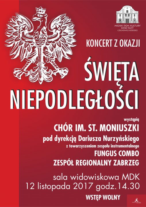 Plakat wydarzenia „Koncert”.