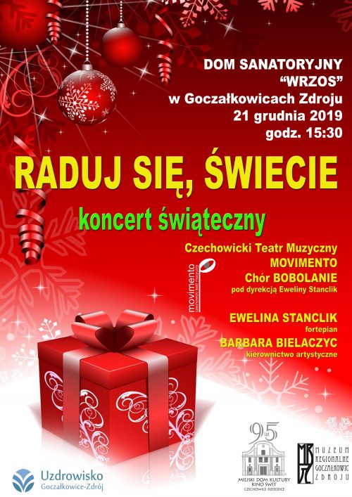 Plakat wydarzenia „Koncert świąteczny”.
