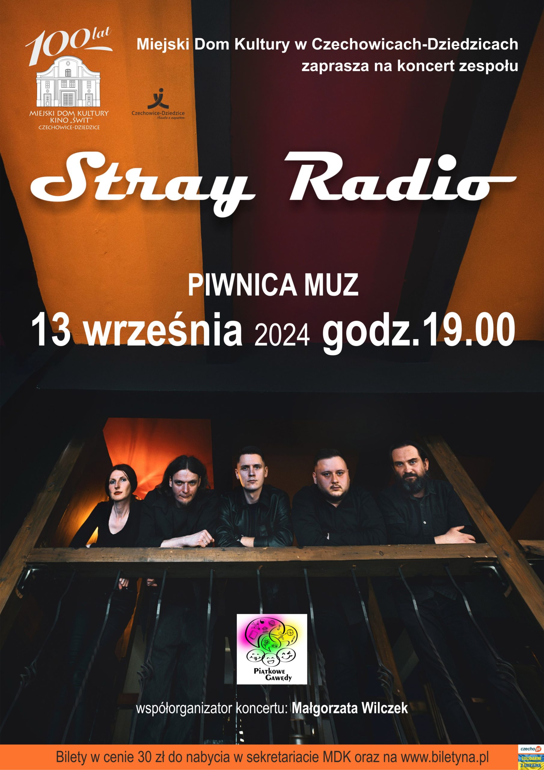 Plakat wydarzenia „Stray Radio”.