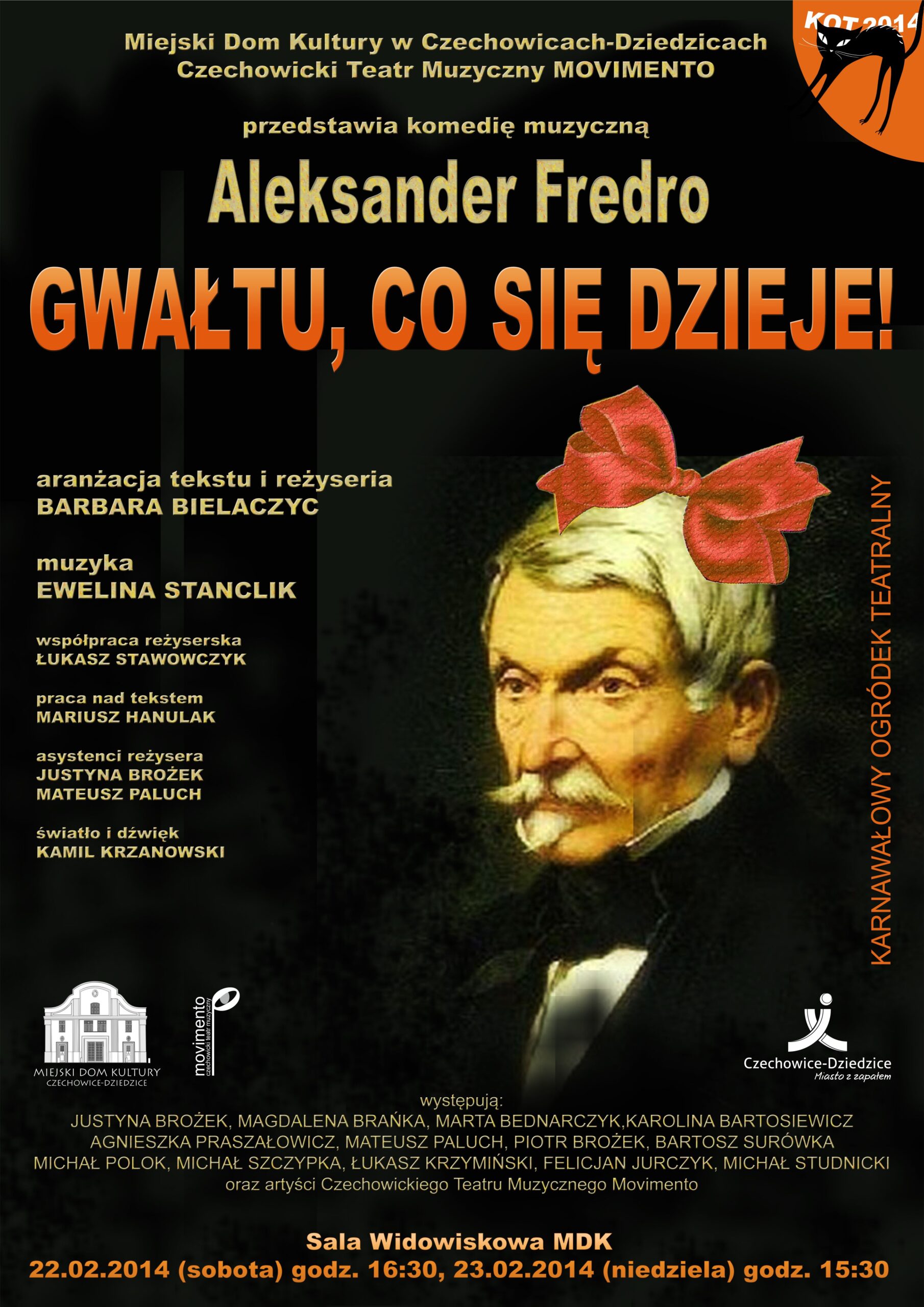 Plakat wydarzenia „Gwałtu, co się dzieje!”.