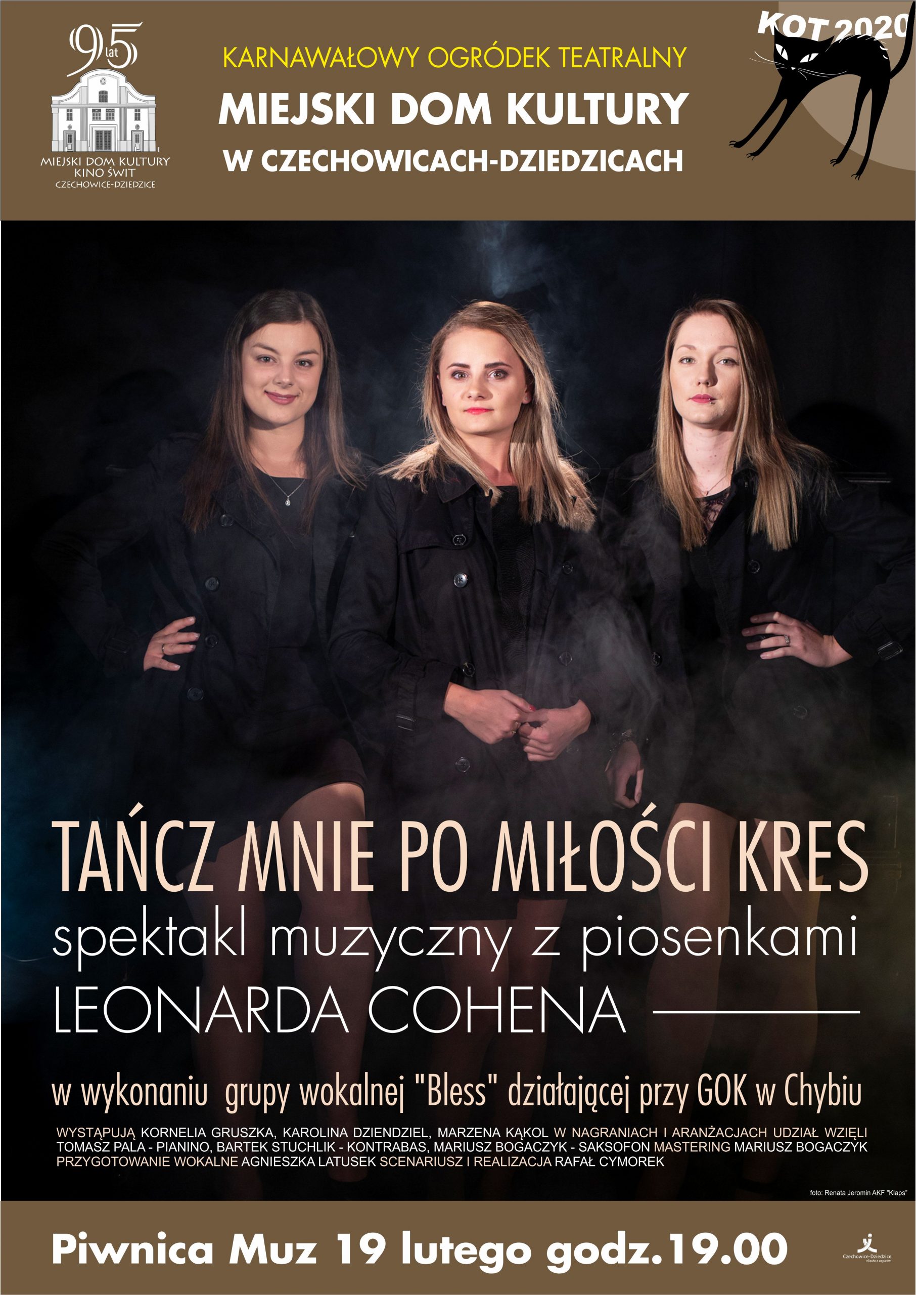 Plakat wydarzenia „Tańcz mnie po miłości kres”.