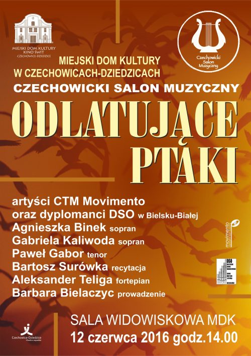 Plakat wydarzenia „Koncert”.