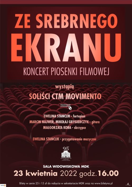 Plakat wydarzenia „Koncert”.