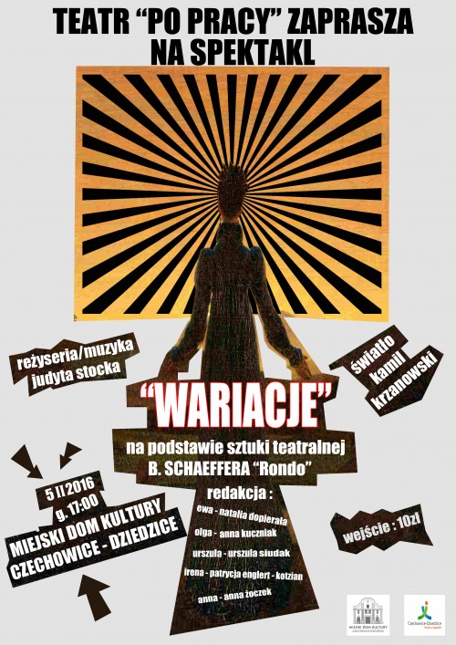 Plakat wydarzenia „Wariacje”.