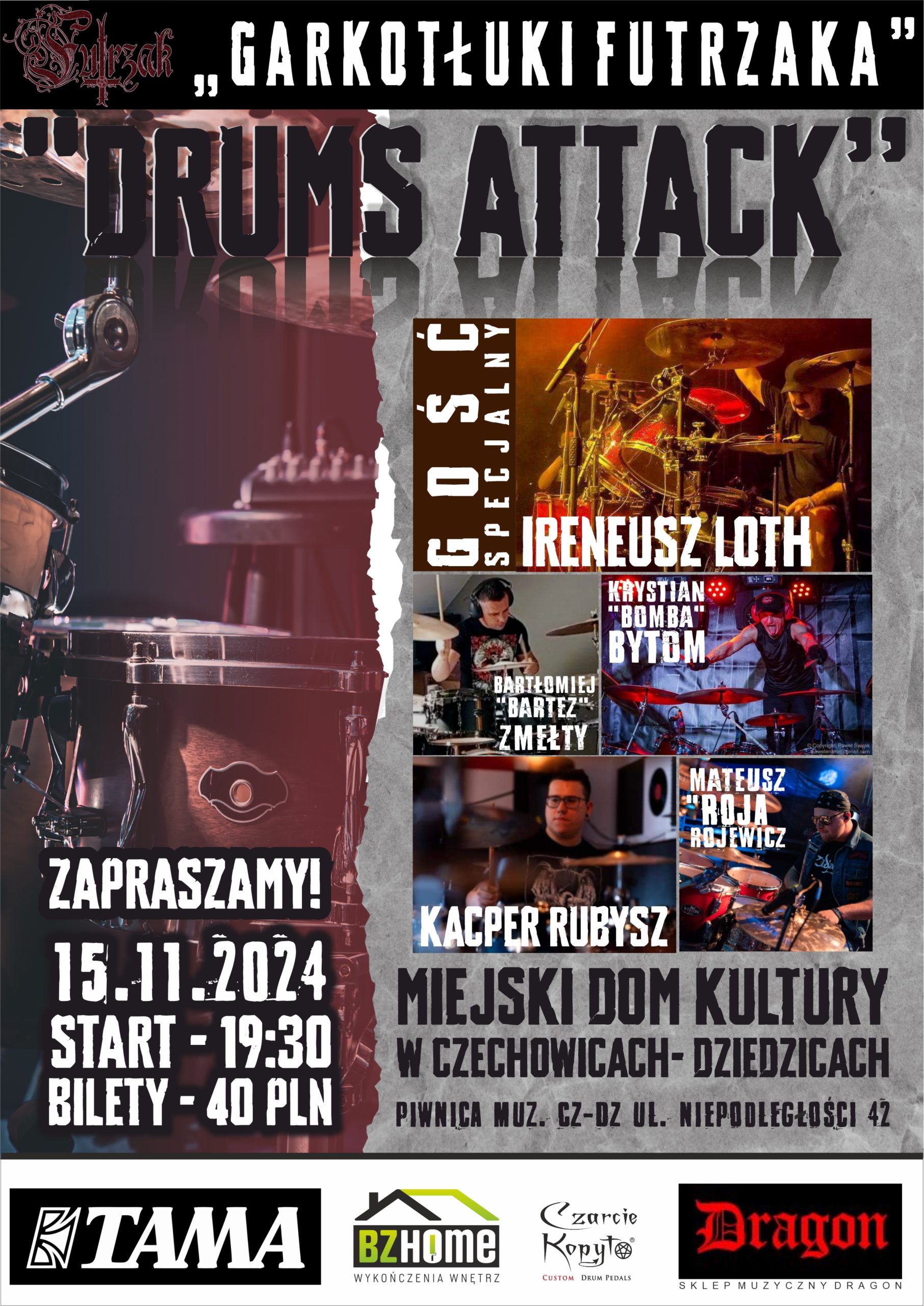 Plakat wydarzenia „"DRUMS ATTACK"”.