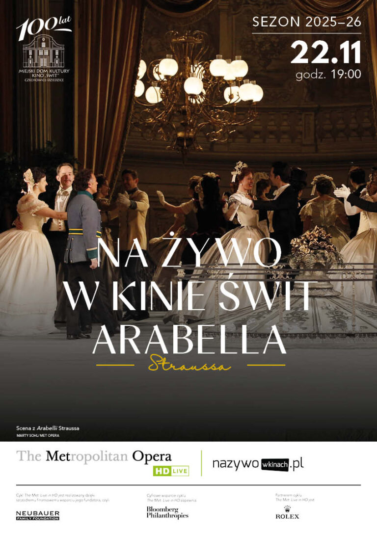Plakat wydarzenia „THE MET: „Arabella” Richarda Straussa”.