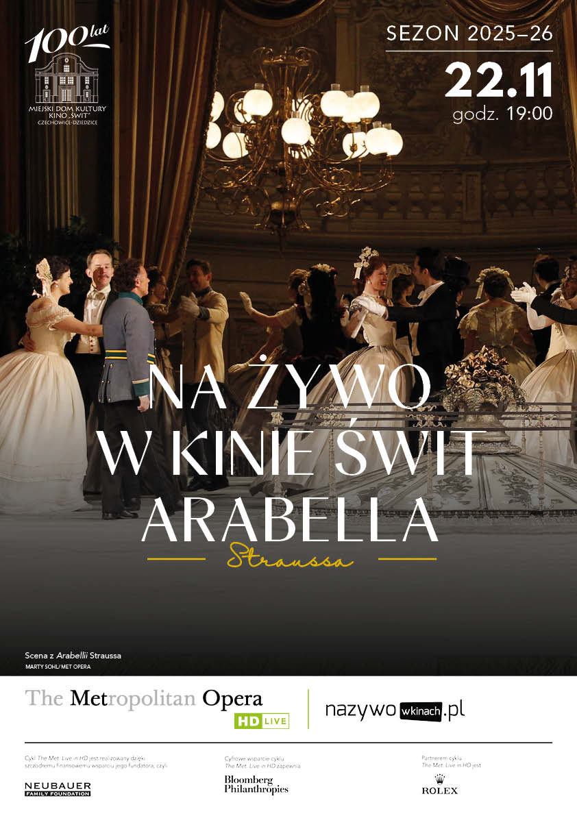 Plakat wydarzenia „THE MET: „Arabella” Richarda Straussa”.