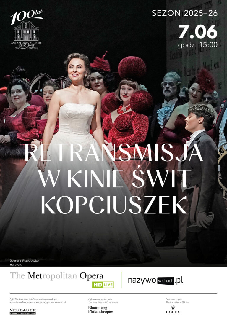 Plakat wydarzenia „THE MET: Kopciuszek”.