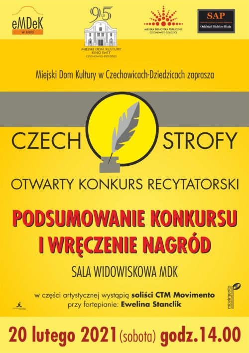 Plakat wydarzenia „Czechostrofy”.