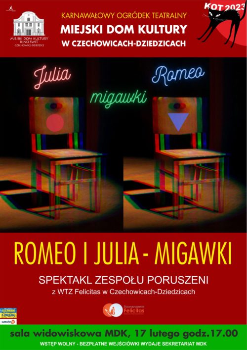 Plakat wydarzenia „Spektakl”.