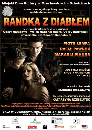 Plakat wydarzenia „Randka z diabłem”.