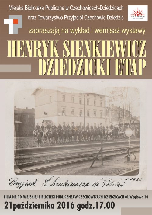 Plakat wydarzenia „Wystawa i wykład”.