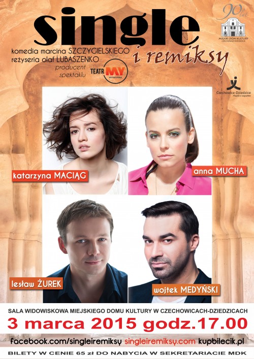 Plakat wydarzenia „Single i remiksy”.