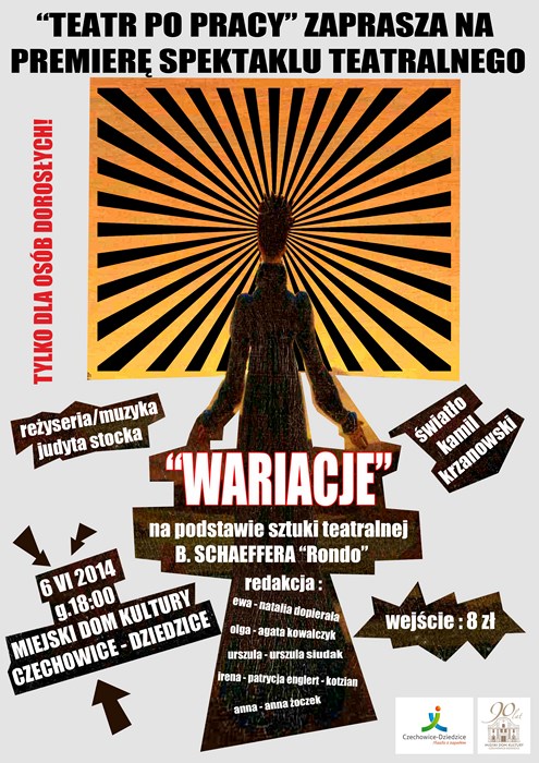 Plakat wydarzenia „Wariacje”.