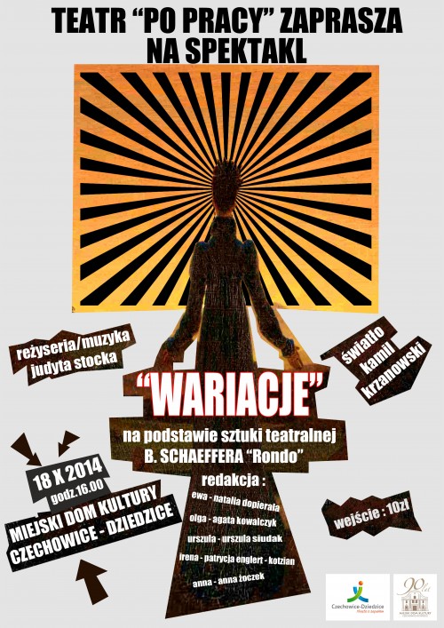 Plakat wydarzenia „Wariacje”.