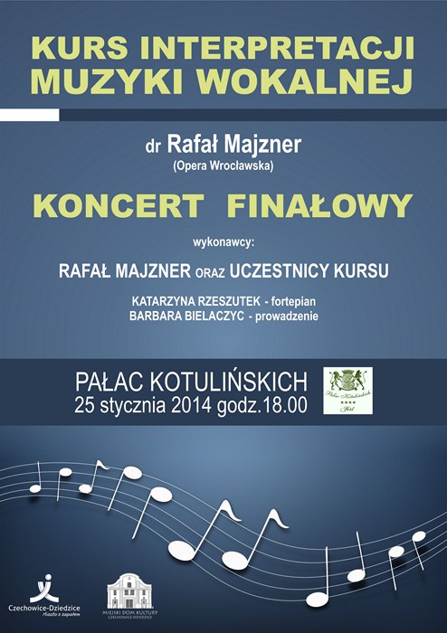 Plakat wydarzenia „Koncert finałowy”.