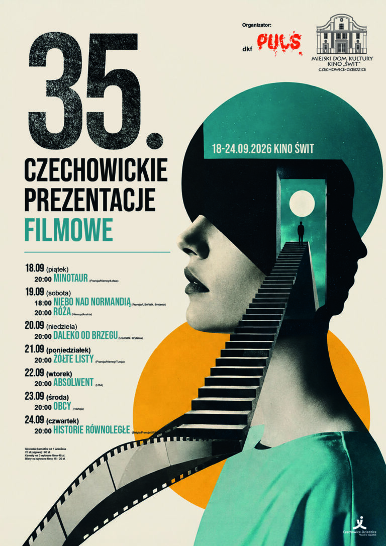Plakat wydarzenia 35.CZECHOWICKIE PREZENTACJE FILMOWE