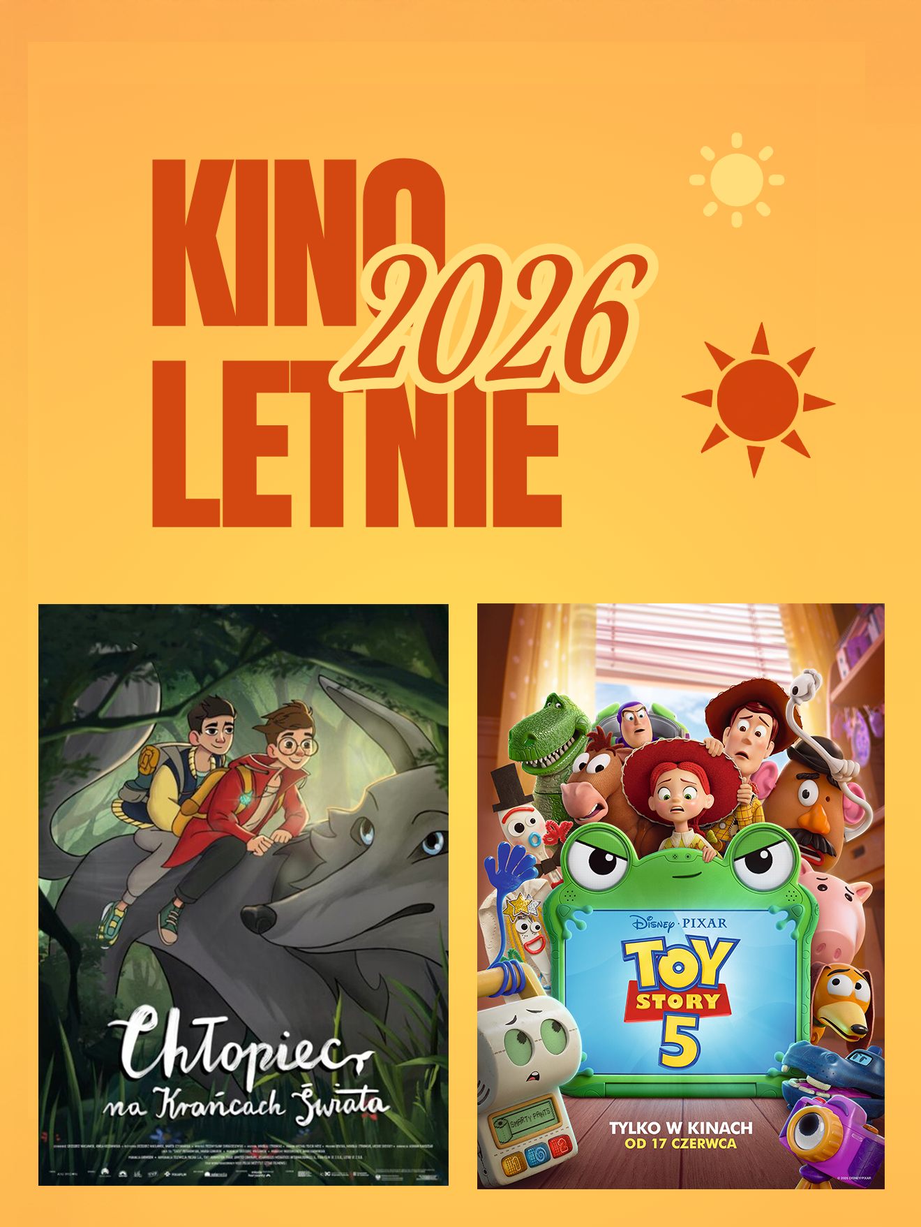 Plakat wydarzenia: KINO LETNIE 2026.