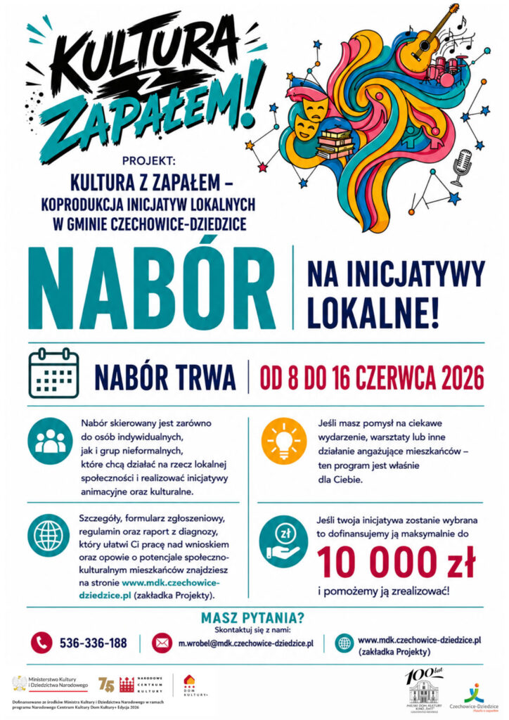 Plakat naboru kultura z zapałem