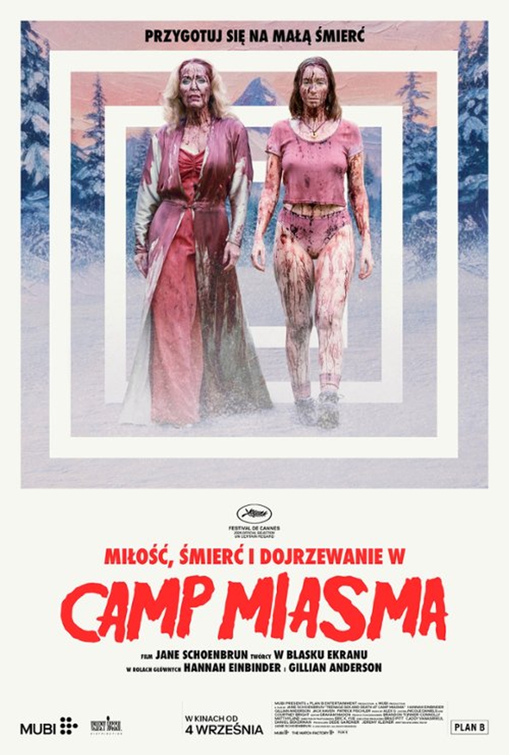 plakat z filmu Miłość, śmierć i dojrzewanie w Camp Miasma