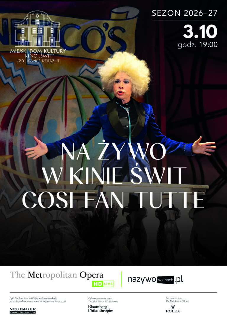 plakat do wydarzenia Sezon Met: Live in HD 2026-2027 Così fan tutte - Mozart