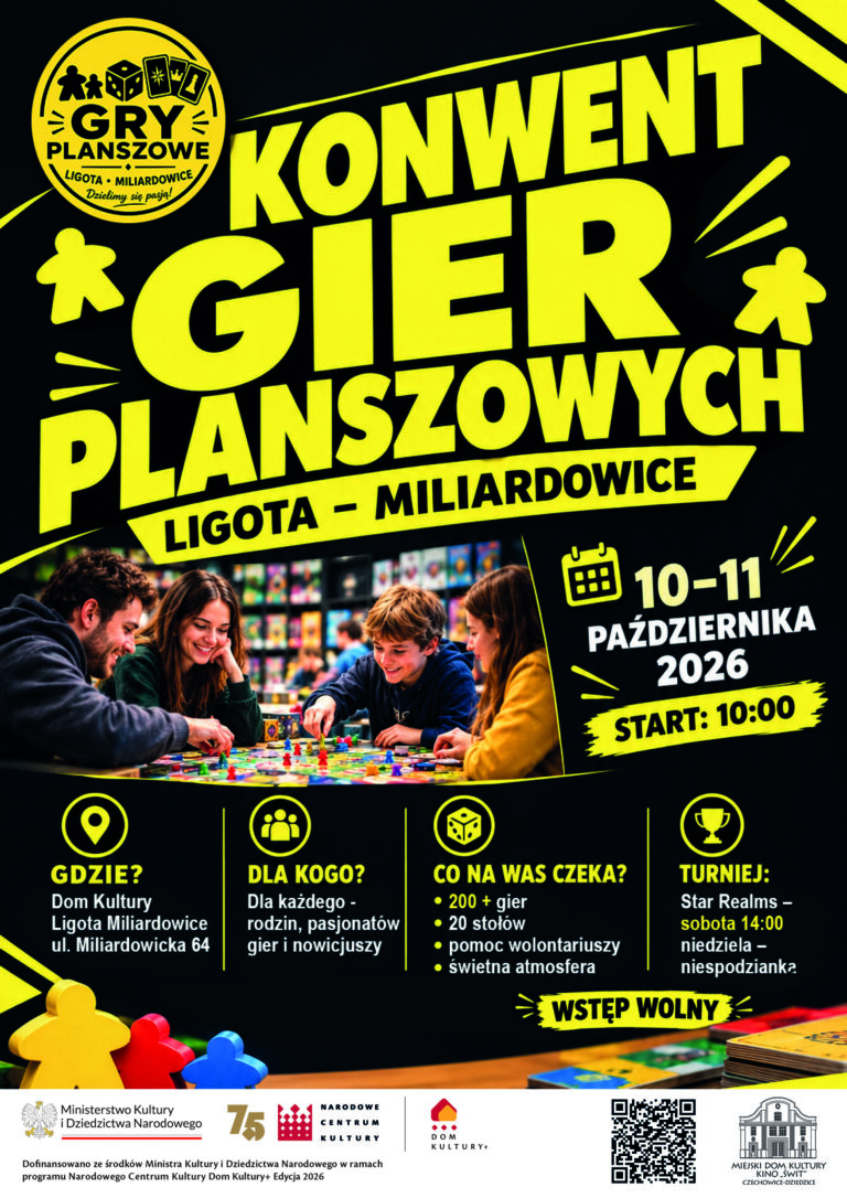 plakat wydarzenie konwent gier planszowych