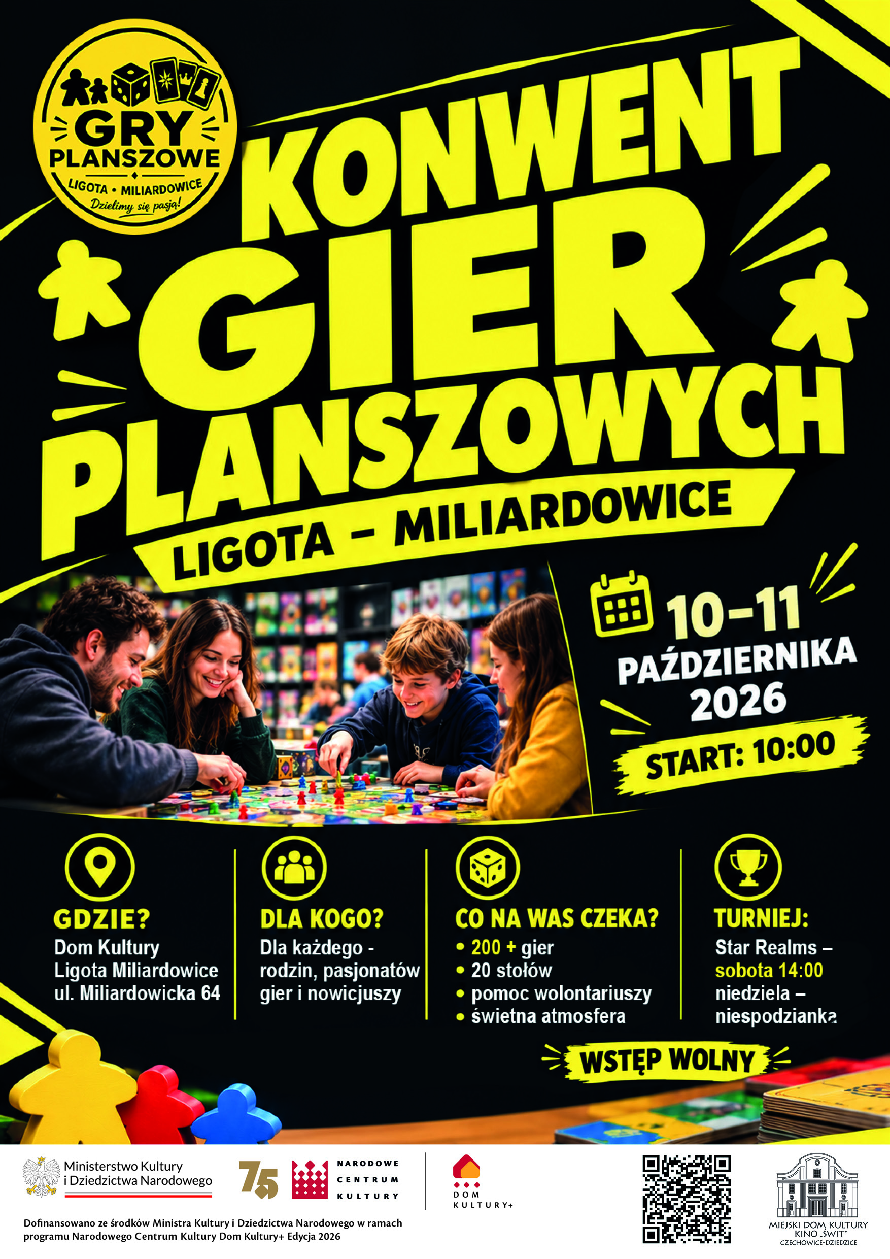 plakat wydarzenie konwent gier planszowych